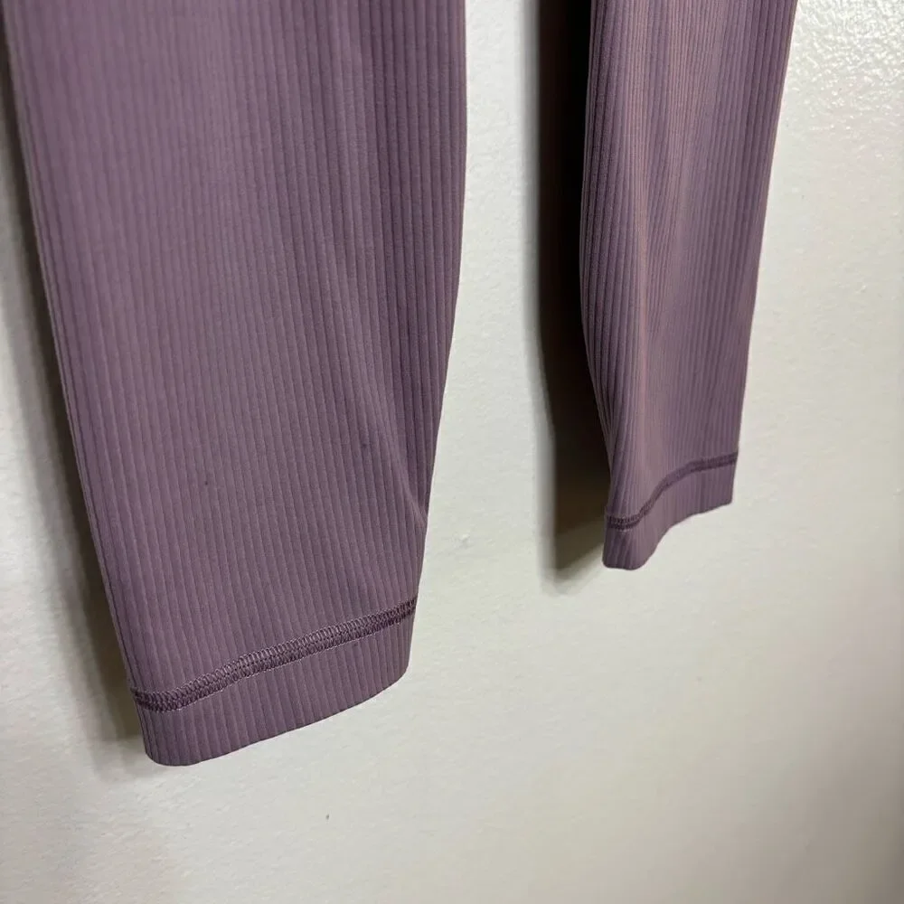 Lululemon Athletica Lilac Fitted High Waisted Athletic Tights